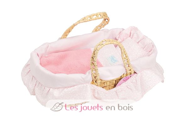 28 cm doll moses basket PE800106 Petitcollin 2