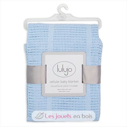 Baby blanket - Blue LLJ-121-010-003 Lulujo 3