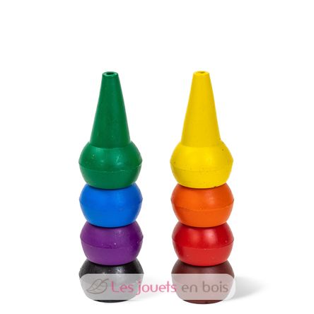 Stackable Crayons Retro Rainbow TT7-0159 Tiger Tribe 2