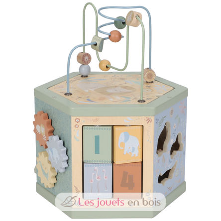 Safari Friends hexagonal activity cube LD7431 Little Dutch 4