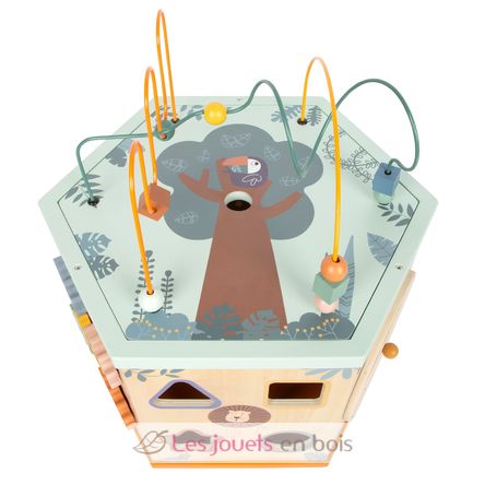 7-sided XL motor skills cube Safari LE12851 Small Foot company 2