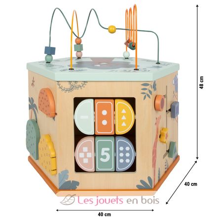 7-sided XL motor skills cube Safari LE12851 Small Foot company 11