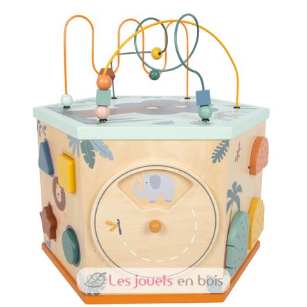 7-sided XL motor skills cube Safari LE12851 Small Foot company 3