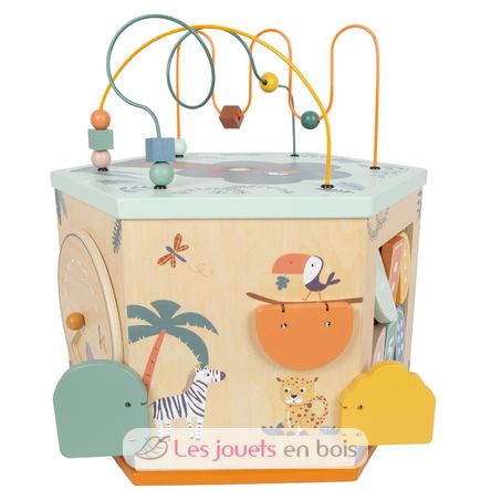 7-sided XL motor skills cube Safari LE12851 Small Foot company 4