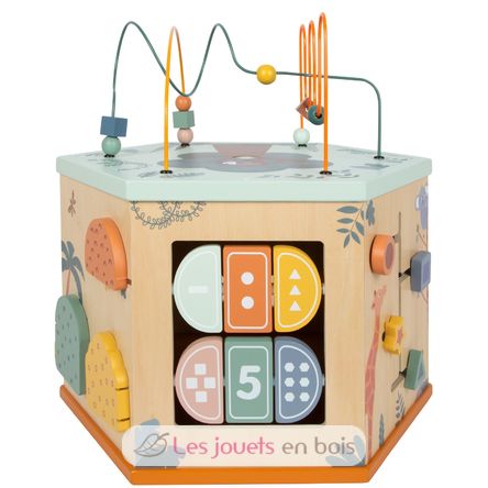 7-sided XL motor skills cube Safari LE12851 Small Foot company 5