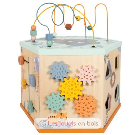 7-sided XL motor skills cube Safari LE12851 Small Foot company 6