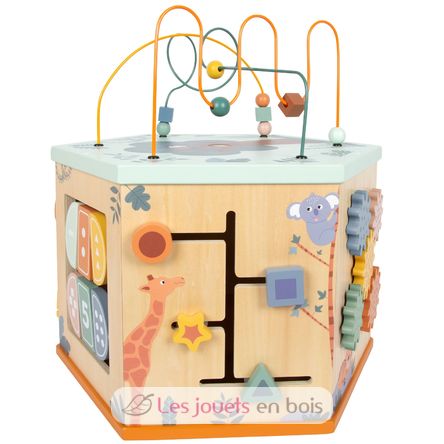 7-sided XL motor skills cube Safari LE12851 Small Foot company 7