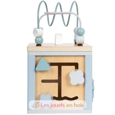 Blue motor skills cube LE12804 Small Foot company 3
