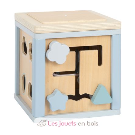 Blue motor skills cube LE12804 Small Foot company 6