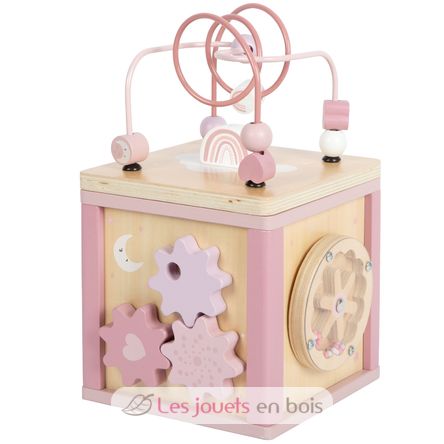 Pink motor skills cube LE12803 Small Foot company 2