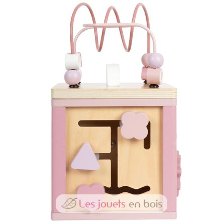 Pink motor skills cube LE12803 Small Foot company 3