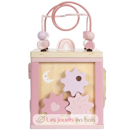 Pink motor skills cube LE12803 Small Foot company 4