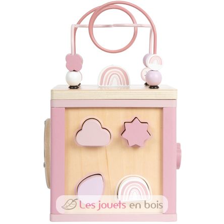 Pink motor skills cube LE12803 Small Foot company 6