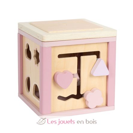 Pink motor skills cube LE12803 Small Foot company 7