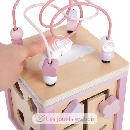 Pink motor skills cube LE12803 Small Foot company 8