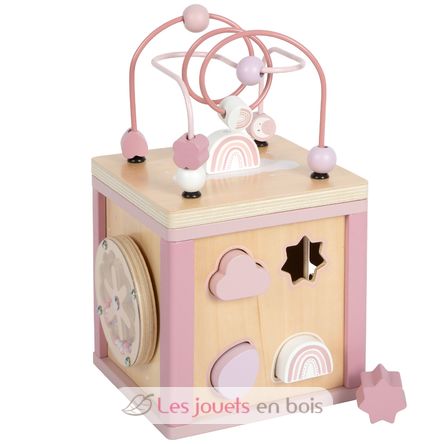 Pink motor skills cube LE12803 Small Foot company 1