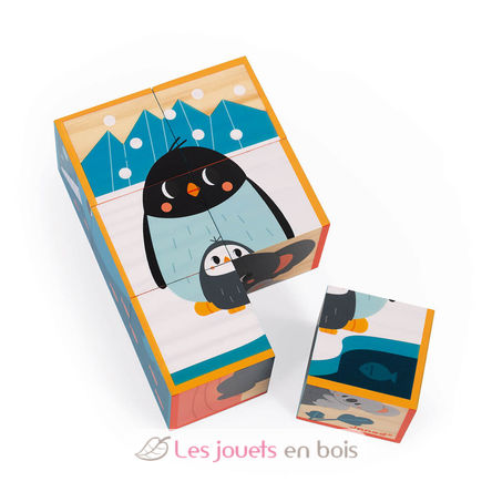 Animals wooden blocks J08622 Janod 4