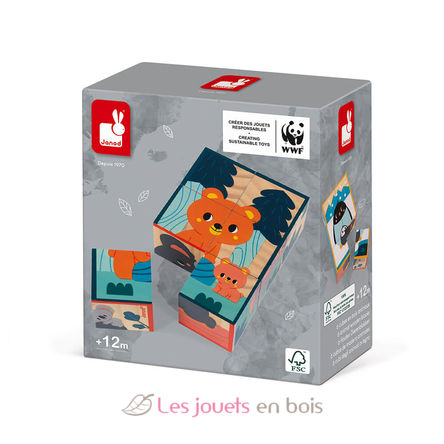 Animals wooden blocks J08622 Janod 11