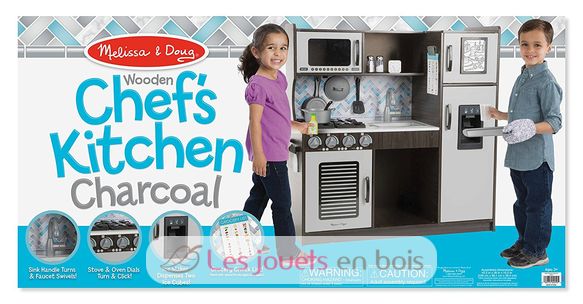 Chef's kitchen - charcoal MD-14010 Melissa & Doug 3