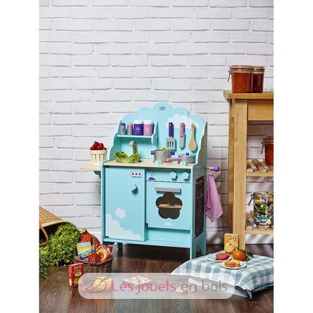 Sky blue kitchen unit V8107 Vilac 7