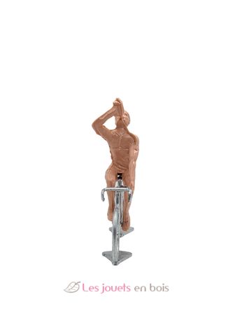 Cyclist figurine with can to paint FR- avec bidon non peint Fonderie Roger 2