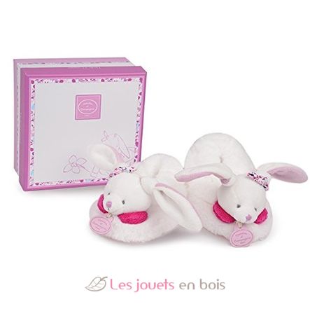 Rabbit slippers 6-12 months DC2702 Doudou et Compagnie 1