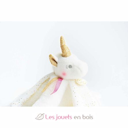 Golden unicorn cuddle cloth DC3275 Doudou et Compagnie 2