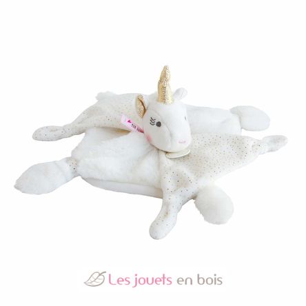 Golden unicorn cuddle cloth Doudou et Compagnie DC3275 Ultra