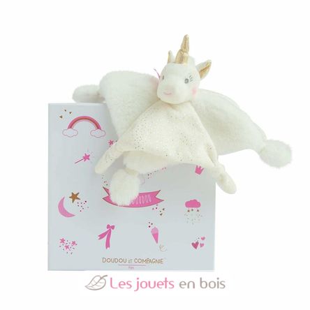 Golden unicorn cuddle cloth DC3275 Doudou et Compagnie 1