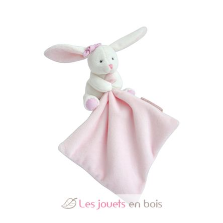 Doudou Rabbit Handkerchief pink DC3337 Doudou et Compagnie 2