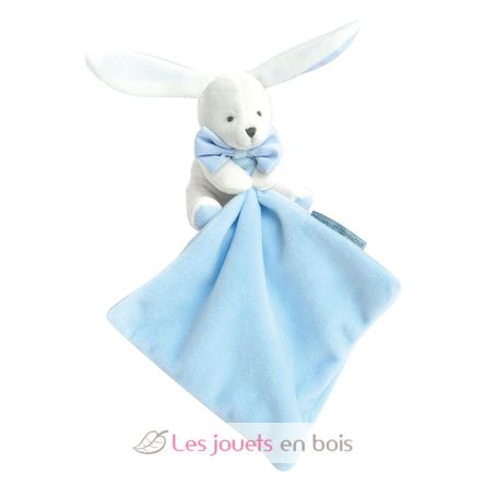 Doudou Rabbit Handkerchief blue DC3338 Doudou et Compagnie 2