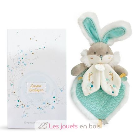 Doudou Lapin de sucre - rabbit water green DC3490 Doudou et Compagnie 2