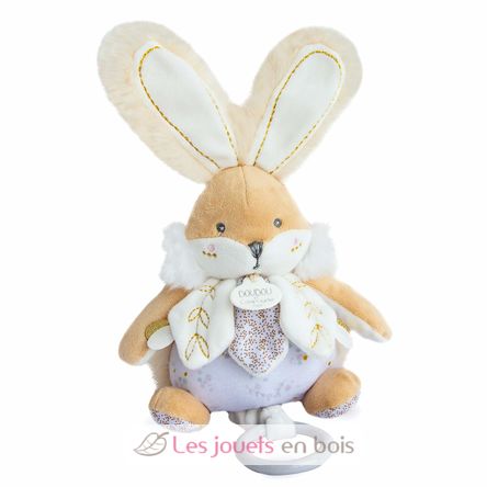 Musical box Lapin de sucre - rabbit white DC3491 Doudou et Compagnie 2