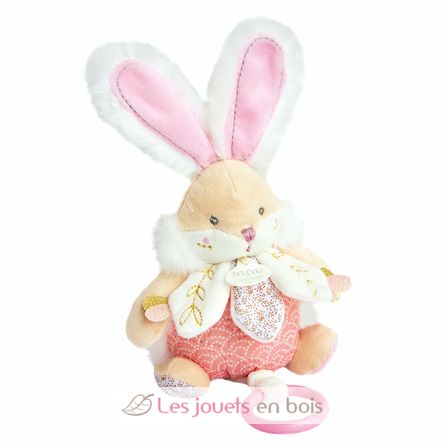 Musical box Lapin de sucre - rabbit pink DC3492 Doudou et Compagnie 2