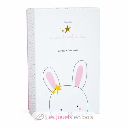 Musical box Rabbit Flowers DC3519 Doudou et Compagnie 3