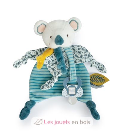 Doudou Pacifier Clip Yoca the koala DC3665 Doudou et Compagnie 2