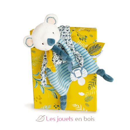 Doudou Pacifier Clip Yoca the koala DC3665 Doudou et Compagnie 1