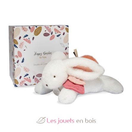 Happy Boho Rabbit Pompon Terracota DC3736 Doudou et Compagnie 1