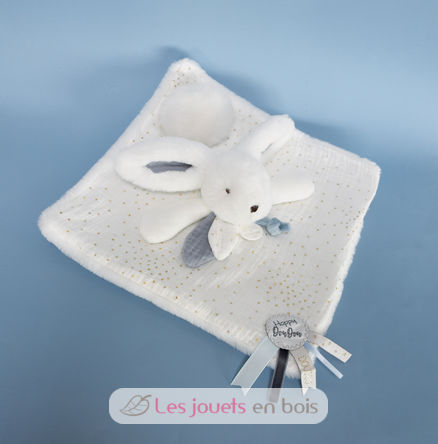 Happy Glossy Doudou Pompon White DC3742 Doudou et Compagnie 2