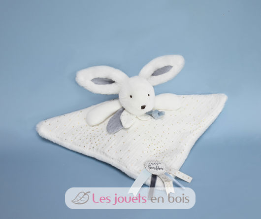 Happy Glossy Doudou Pompon White DC3742 Doudou et Compagnie 3