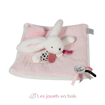 Happy Blush Doudou Pompon Pink DC3744 Doudou et Compagnie 2