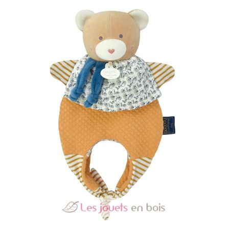 Bear cuddly toy and puppet DC3823 Doudou et Compagnie 1