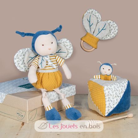 Organic Pollen the Bee Activity Cube DC3848 Doudou et Compagnie 4