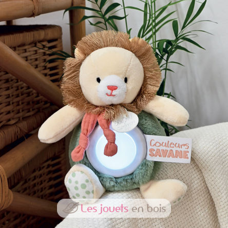 Lion night light soft toy 15 cm DC4070 Doudou et Compagnie 2