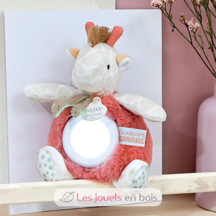 Giraffe night light soft toy 15 cm DC4075 Doudou et Compagnie 2