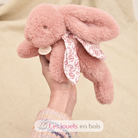 Pink rabbit soft toy 25 cm DC4140 Doudou et Compagnie 2