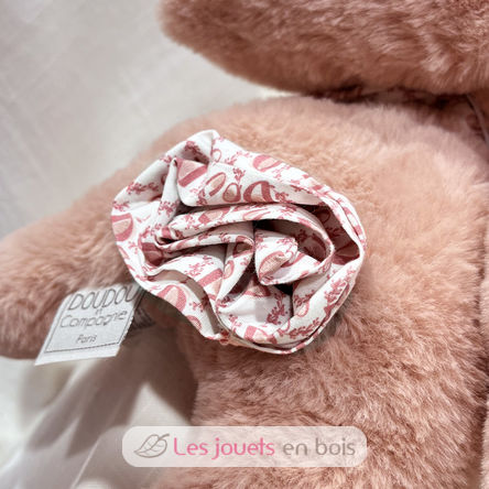 Pink rabbit soft toy 25 cm DC4140 Doudou et Compagnie 4