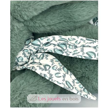 Green rabbit soft toy 25 cm DC4143 Doudou et Compagnie 2
