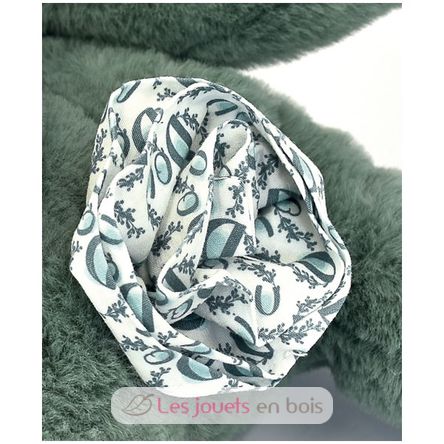 Green rabbit soft toy 25 cm DC4143 Doudou et Compagnie 3