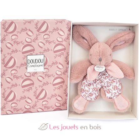 Pink rabbit doudou 18 cm DC4153 Doudou et Compagnie 2